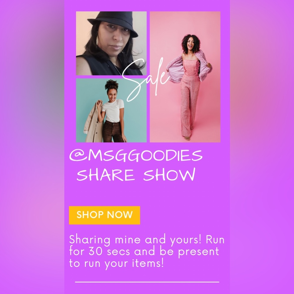 @msggoodies Share Show! Please like this listing to be notified when I go live.